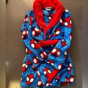 Marvel Spidey and his amazing friends plush kids robe 4T/5T